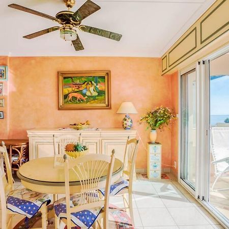 A6- 2 Bdr Incredible Sea View - Ac, Garage & Terrace Lejlighed Antibes Eksteriør billede
